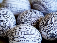 alisaburke Doodled Easter Eggs
